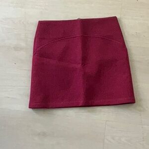Bordeaux mini skirt